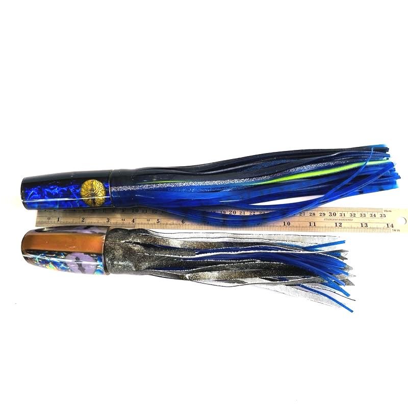 Big Tuna Lures-2 for 1! 🔥 Big Tuna Pusher &amp; Big Tuna 14&quot; Plunger - Skirted Like New-New Lures