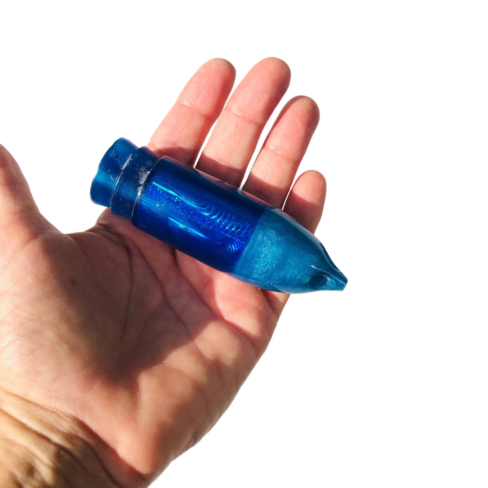 Billy Ross Lures-RARE! Billy Ross Lures Vintage MEDIUM Big Blue Bullet- Like New 12"-Used Lures