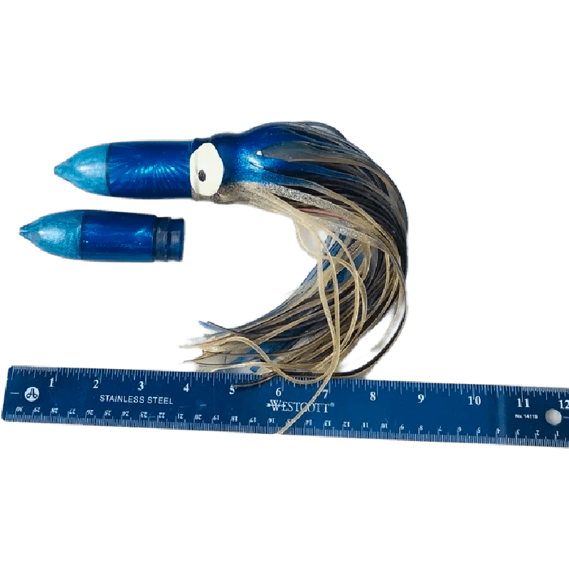 Billy Ross Lures-RARE! Billy Ross VINTAGE BIG BLUE Bullet Large 14&quot; Bullet LIKE NEW-Used Lures