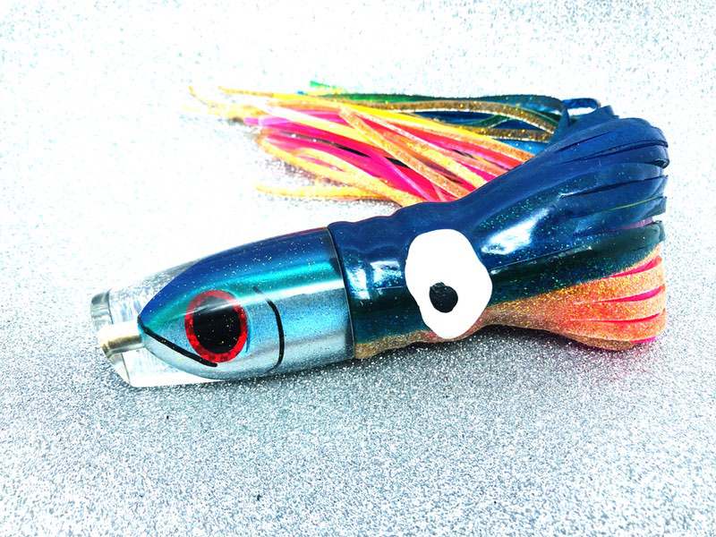 best lures for hawaii shore fishing Matsu Lures Fish Head Skirted 10" Hawaiian Trolling Lure - N