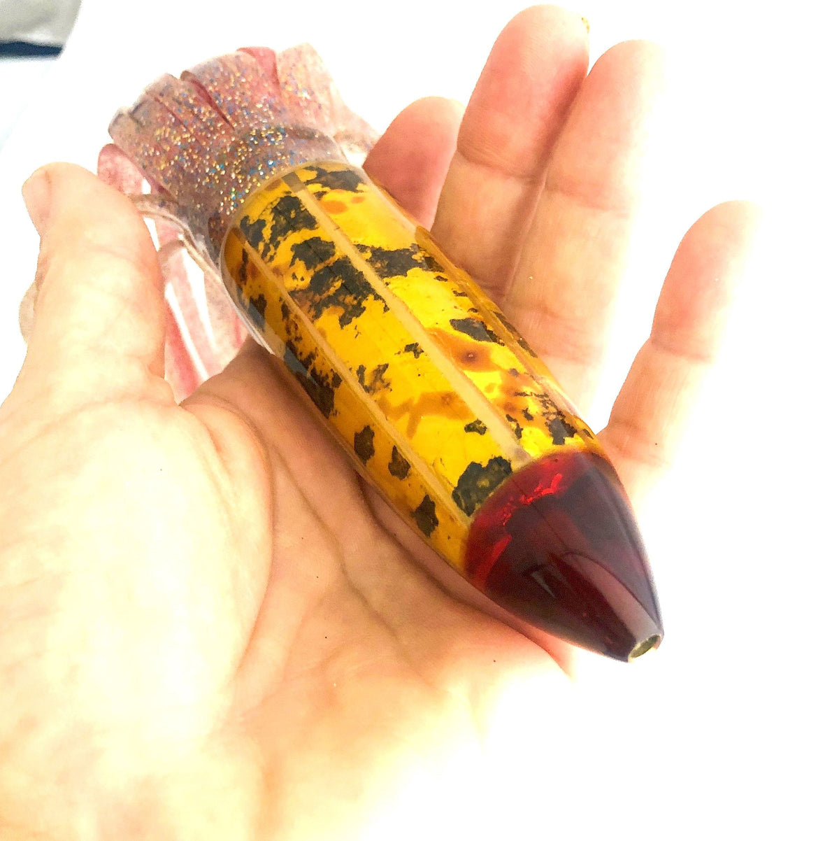 Bomboy Lures-BAD INTENTIONS! Bomboy Lures Limited Edition M-16 HEAVY 12 Inch Bullet Skirted New-New Lures