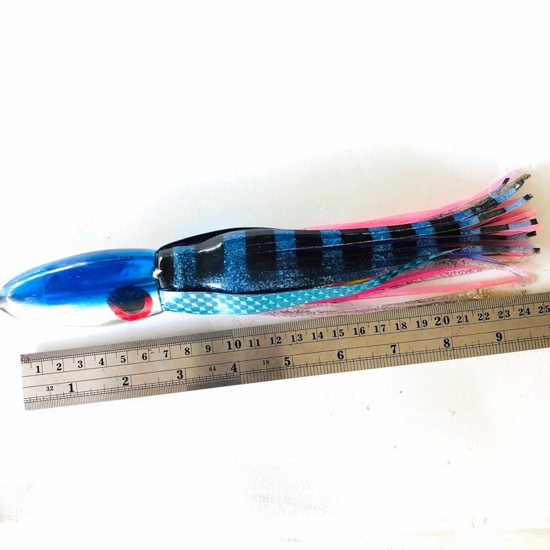 Bomboy Lures-Bomboy Lures - A Big Fat Malolo Flying Fish ! Bomboy Lures Big Bomb - Abused-Used Lures