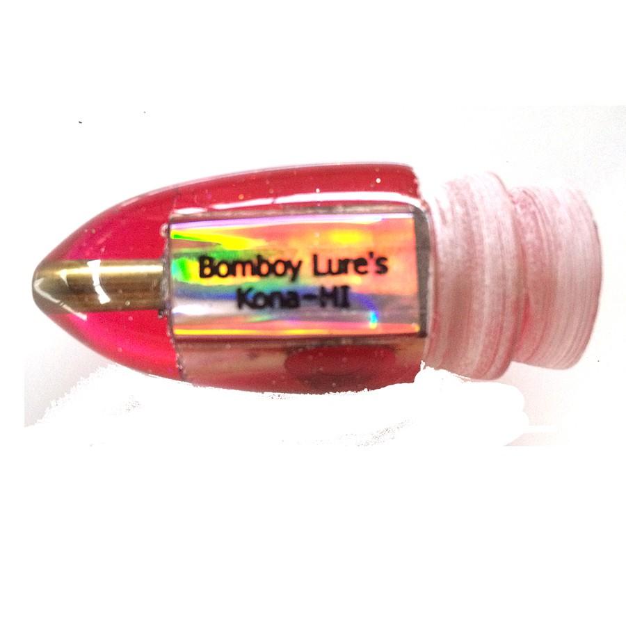 Bomboy Lures-Bomboy Lures Pink Baby Bomb 9&quot; Bullet - New-New Lures