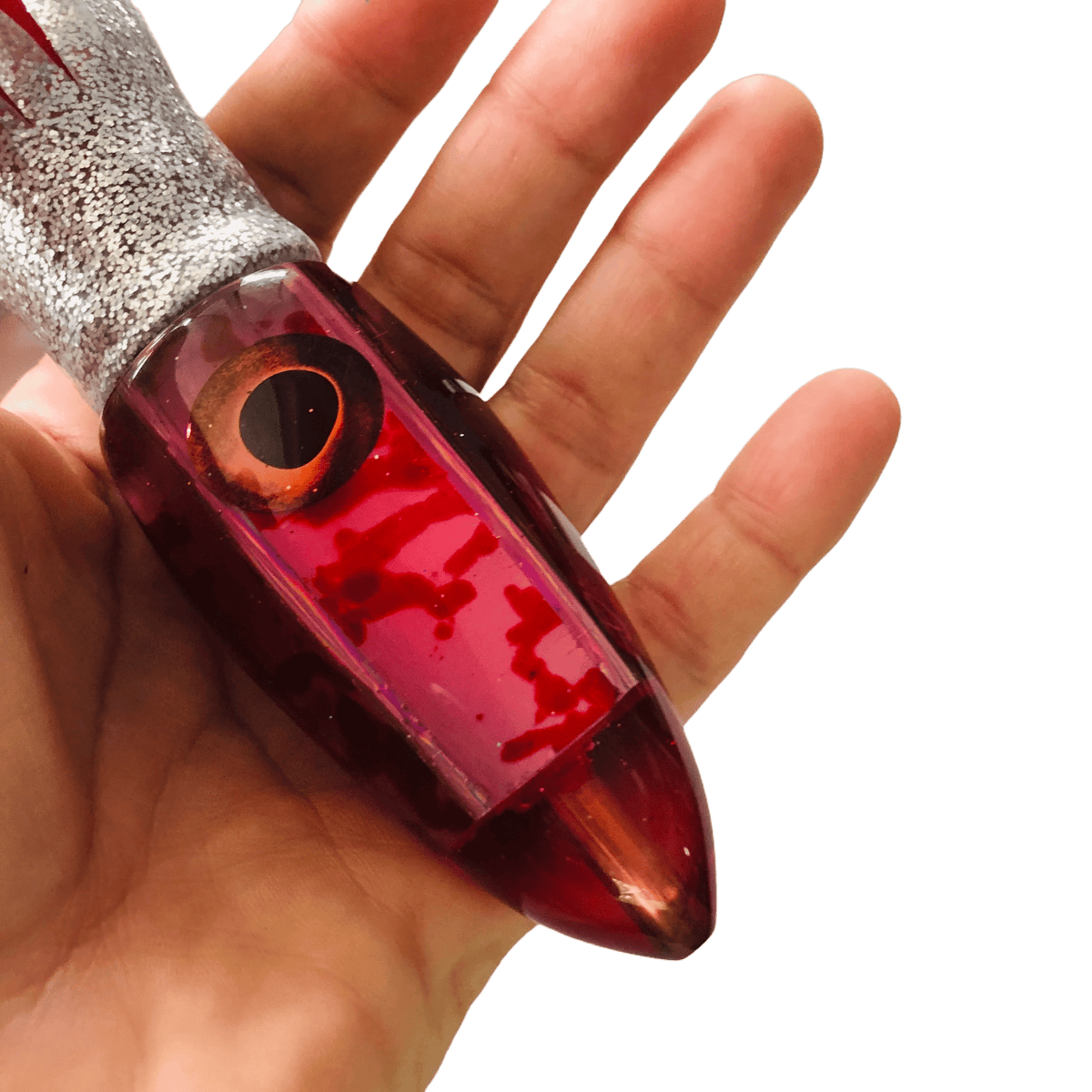 Bomboy Lures-Limited Edition Bomboy Lures 10" / 12" Large Bullet Aweo'weo Big Bomb - Skirted - New-New Lures