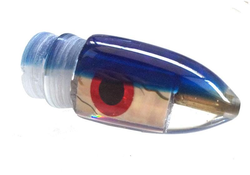 Bomboy Lures-Restock! Bomboy Lures &quot;the BABY Bomb catches everything!&quot; Blue 9” Bullet 4.5 oz - New-New Lures