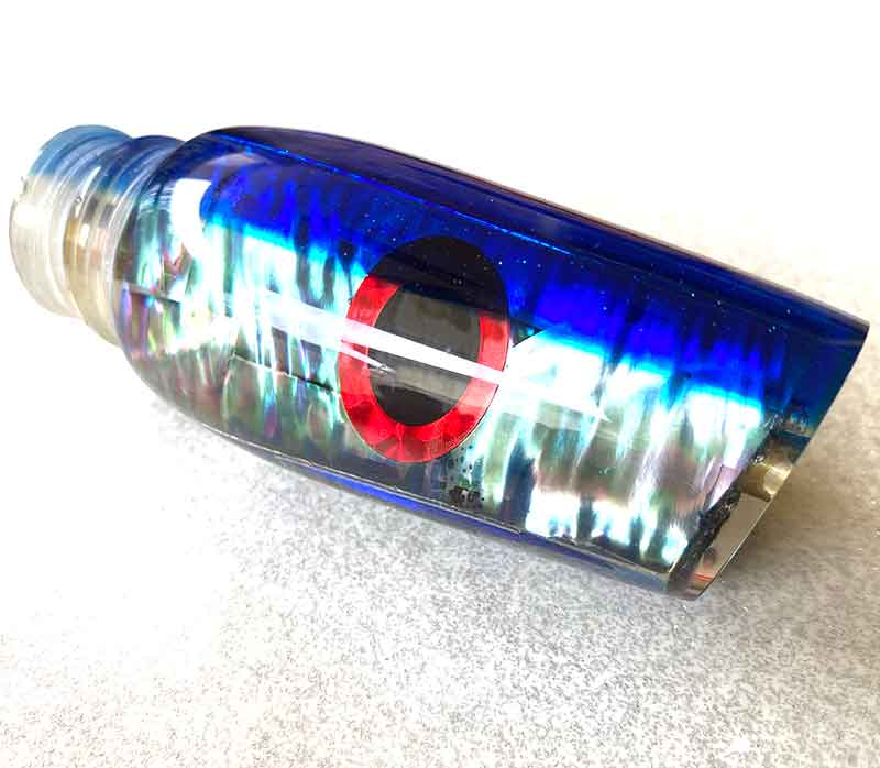 Bomboy Lures Blue Locknutt 14" Plunger - New
