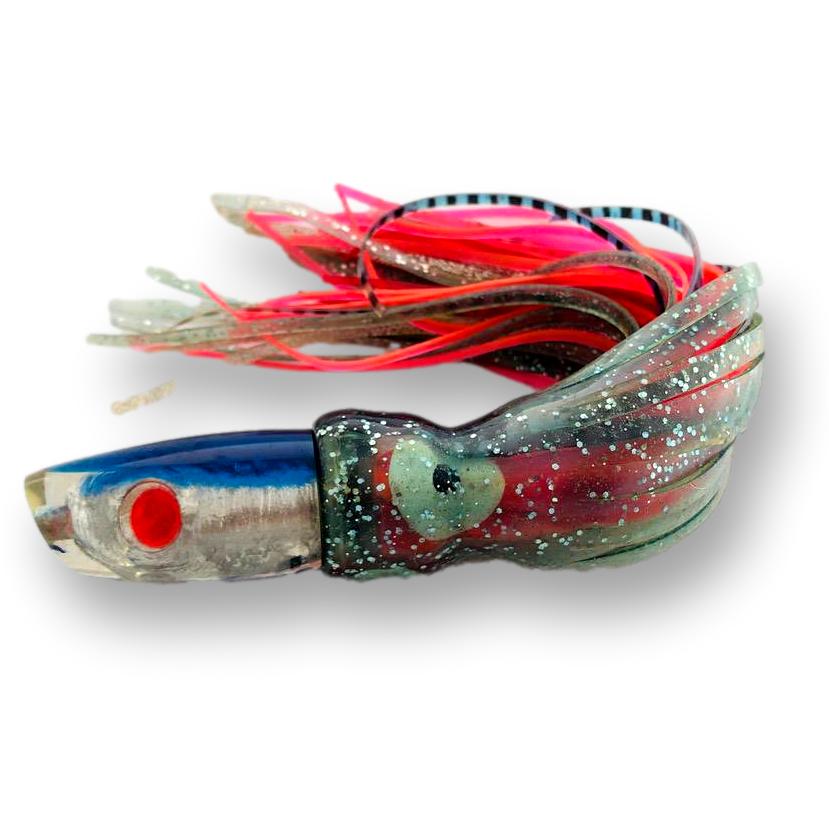 Vintage Futa Lures - 
9" Lead Fish Head - Bite Marks