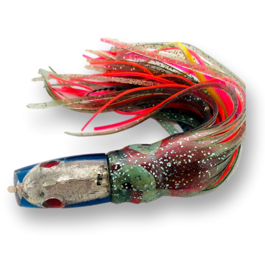 Vintage Futa Lures - 
9" Lead Fish Head - Bite Marks