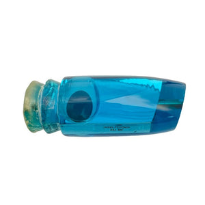 Vintage Joe Yee Lures Super Plunger Ice Blue Tint Chrome Insert 7 oz