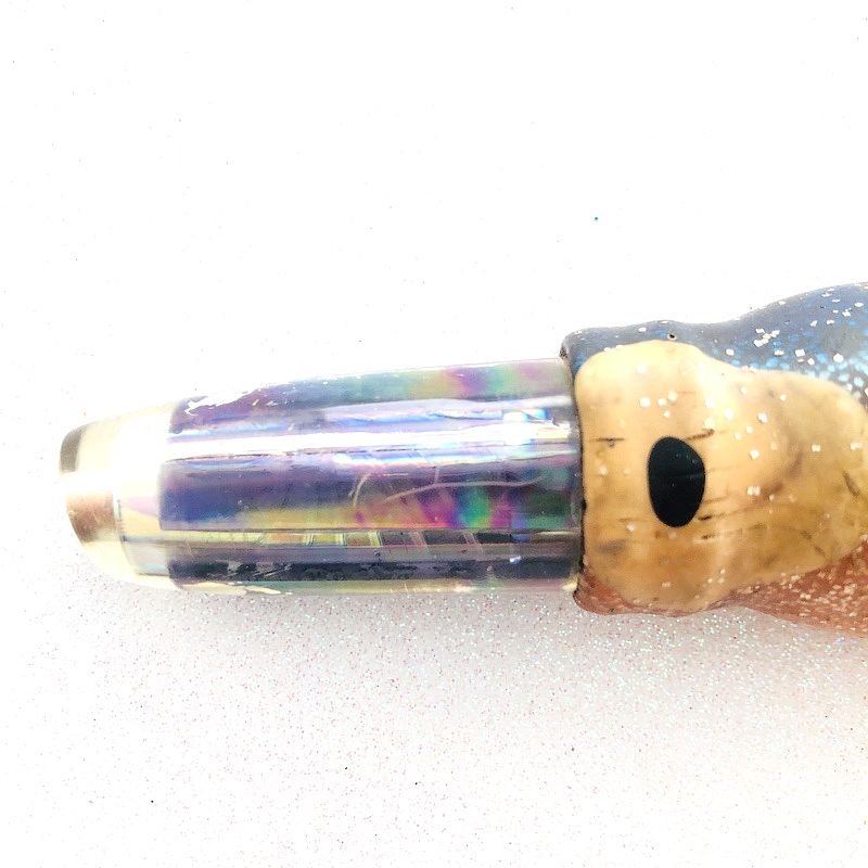 Leprechaun Lures-Make the Fish Curious! Leprechaun Lures 9" Chopped Bullet? Bill Rash Skirted - Used-Used Lures