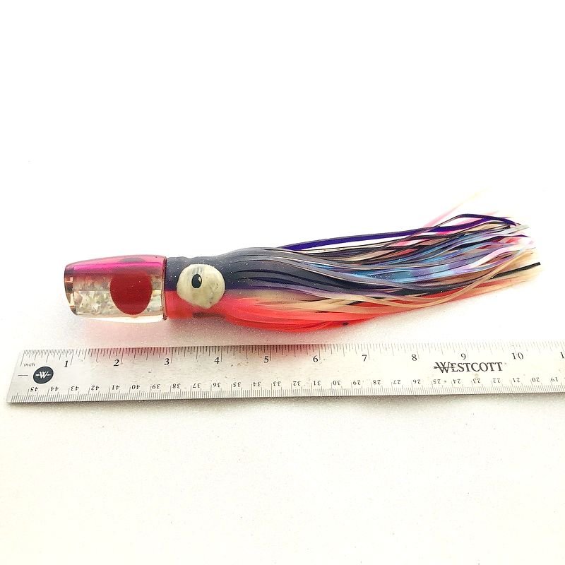 Maker Unknown-Chomp! Pink 10&quot; Plunger Vertical Jets - Used-Used Lures