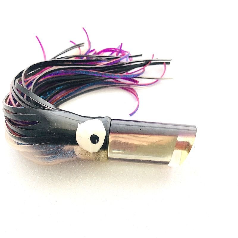 Maker Unknown-Light Tackle 10&quot; Tube Purple Mirror - Pre-owned-Used Lures