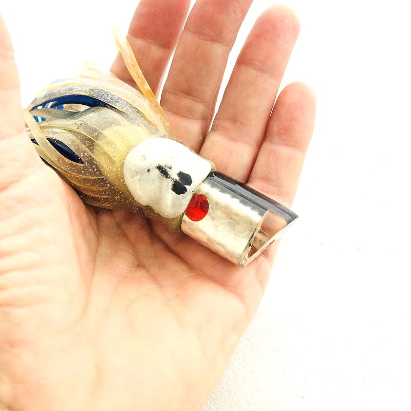 Maker Unknown-Small Tube, Big Action - 7" Chopped Tube, Skirted - Pre-Owned-Used Lures