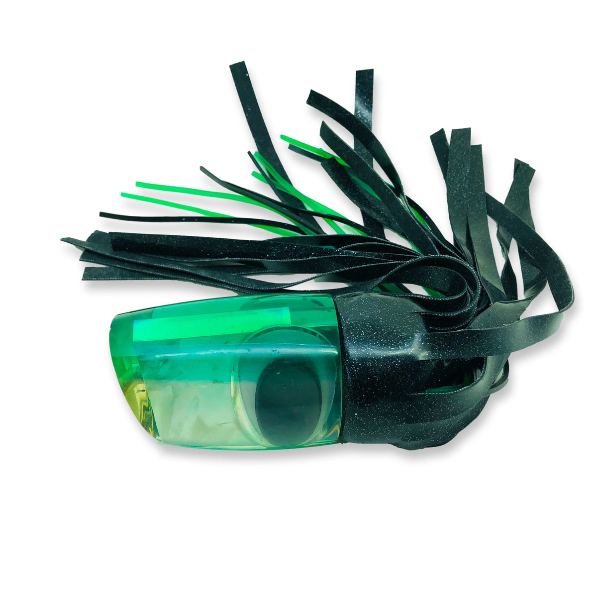 Marlin Magic Lures-Great Deal! Marlin Magic Extra Large 14&quot; Green Ruckus Skirted in Vinyl - Used-Used Lures