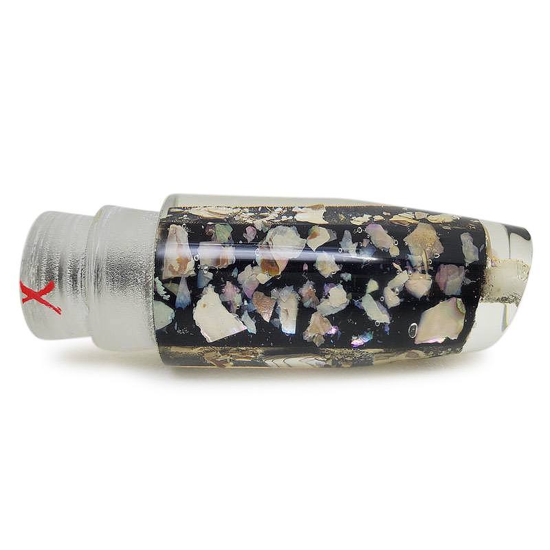 Marlin Magic Lures-Marlin Magic Plunger – Medium Delux Salt and Pepper – Abalone 12” Collector’s Edition – New-New Lures