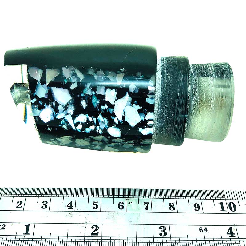 Marlin Magic Lures-Marlin Magic Lures Ruckus 12" Salt & Pepper Black Back- Limited Edition - New-New Lures