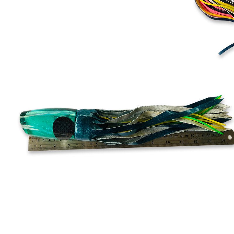 Marlin Magic Lures-Marlin Magic Lures 14&quot; Super Dog - Teal Tint Vinyl - Used-New Lures