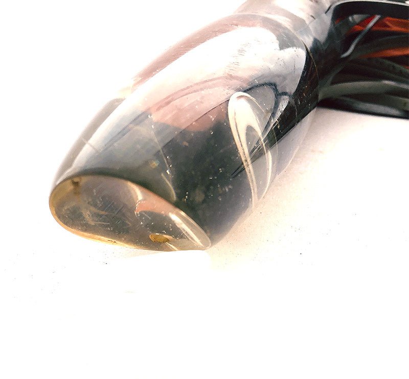 Al Lures-AL Lure Vintage 16 Inch Scoop Face Fish Head - Bill Rash Skirted-Used Lures
