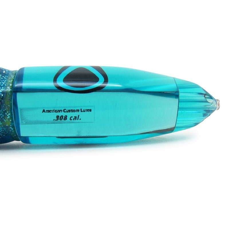 American Custom Lures-American Custom Lures 10" .308 Cal Jetted Bullet Skirted-New Lures