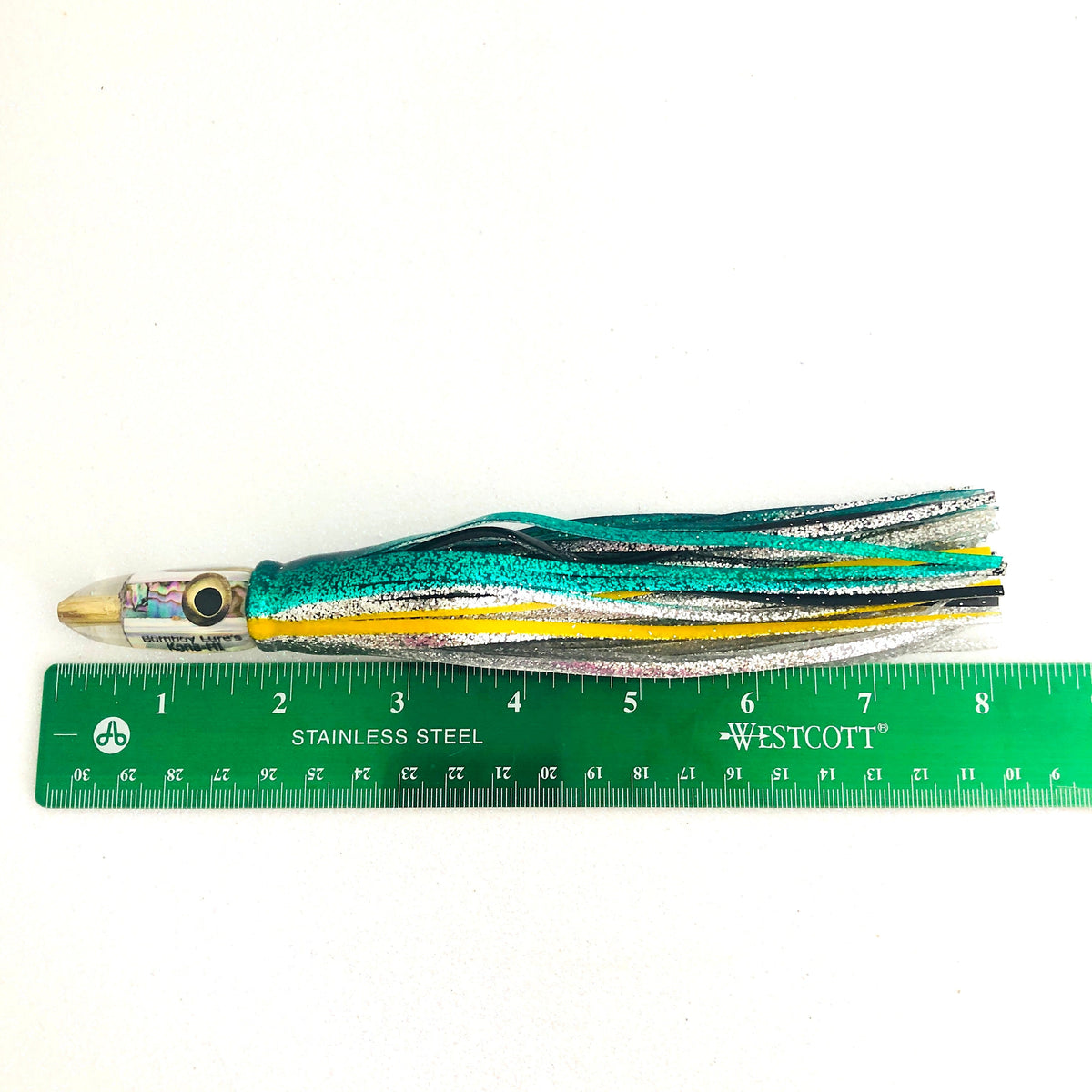 Bomboy Lures-Attention Ahi Slayers! Bomboy Lures Abalone 7 Inch Bullet *The Mini Bomb* Skirted New-New Lures