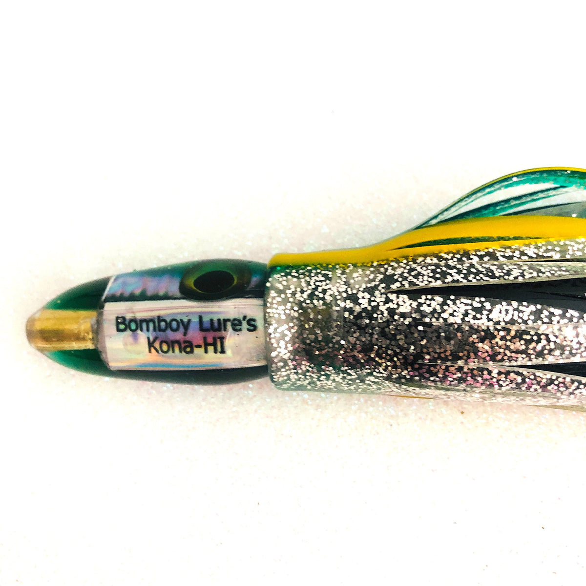 Bomboy Lures-Attention Tuna Fishermen! Bomboy Lures -Bullet 7" - Mini Bomb Green Skirted New-New Lures