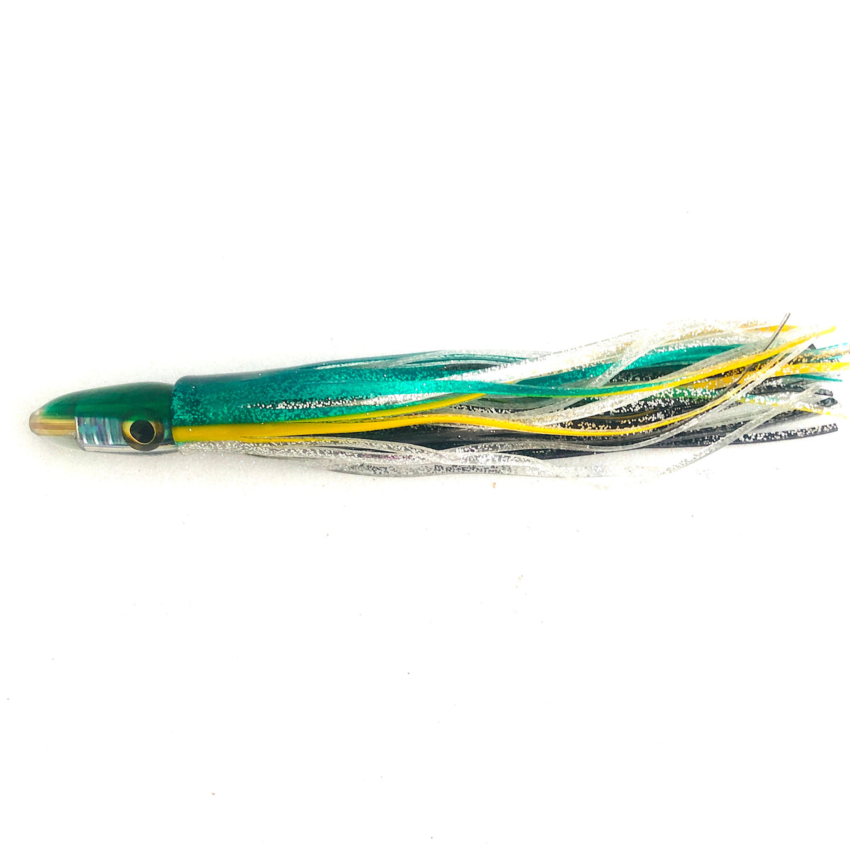 Bomboy Lures-Attention Tuna Fishermen! Bomboy Lures -Bullet 7" - Mini Bomb Green Skirted New-New Lures