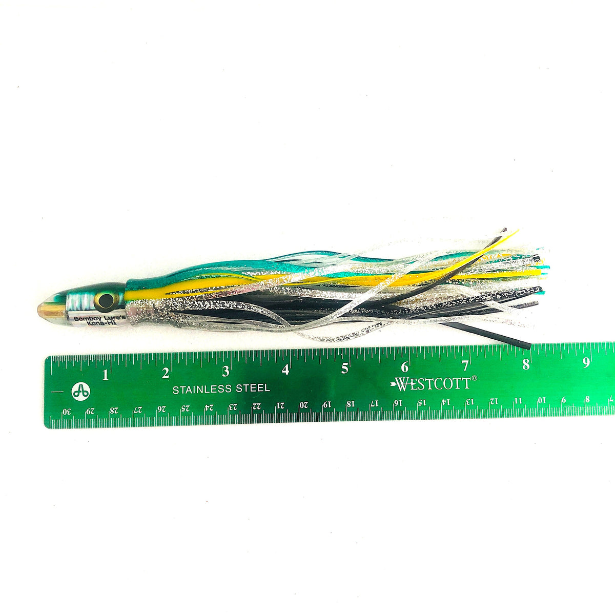 Bomboy Lures-Attention Tuna Fishermen! Bomboy Lures -Bullet 7" - Mini Bomb Green Skirted New-New Lures