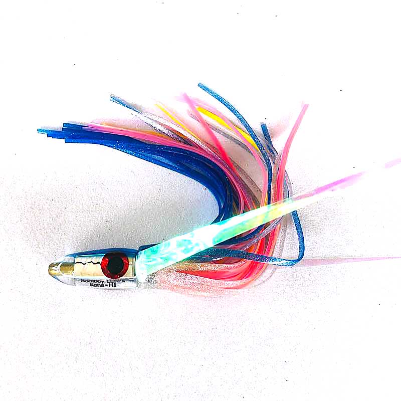 Bomboy Lures-Bomboy Lures Blue Mini Bomb 7" Bullet Skirted Wings-New Lures