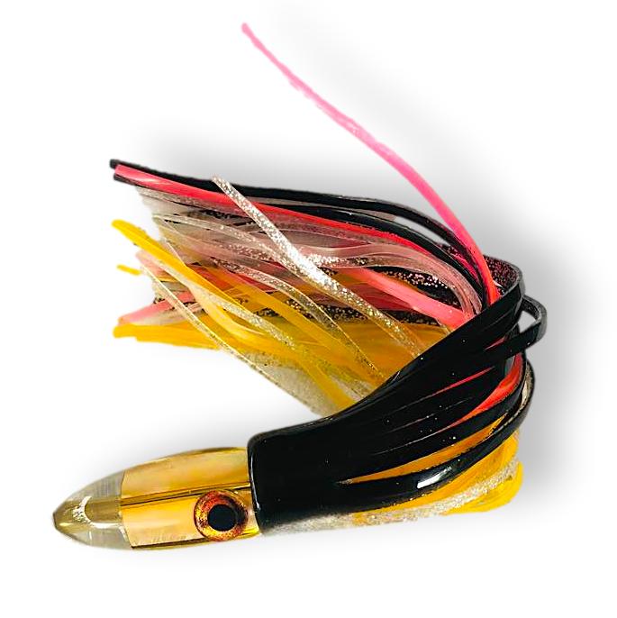 Bomboy Lures-Bomboy Lures - Light Tackle 7" - Mini Bomb - Gold Skirted - New-New Lures
