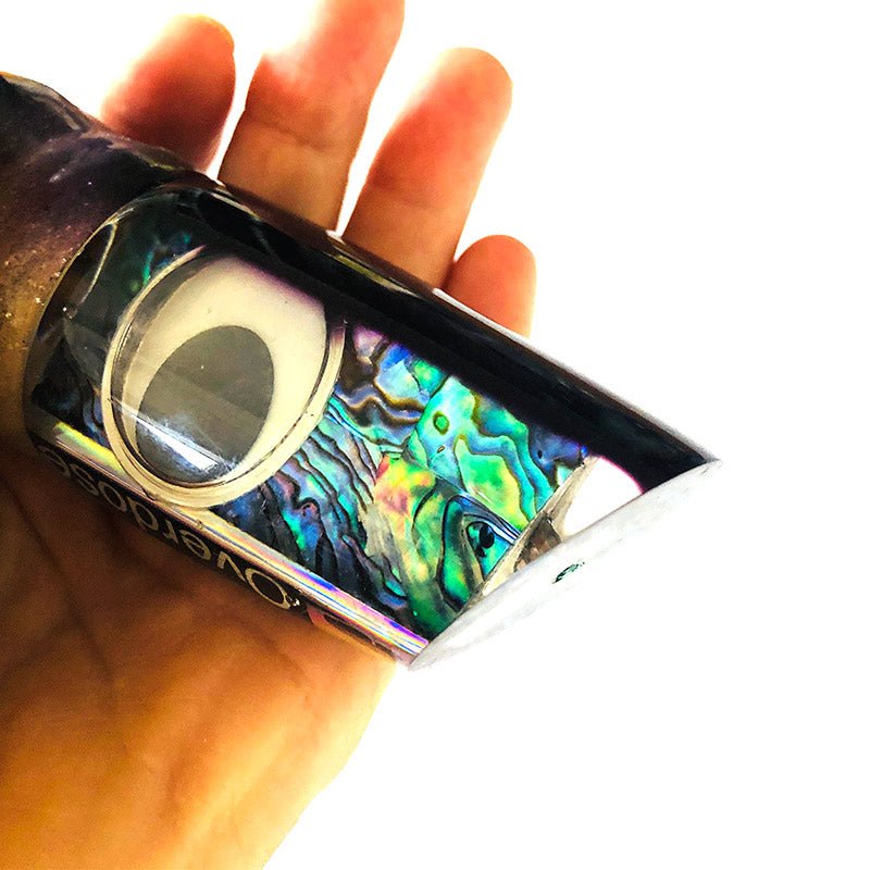 Bomboy Lures-Bomboy Lures Scarface - Purple Over Abalone Personalized/ Used-New Lures
