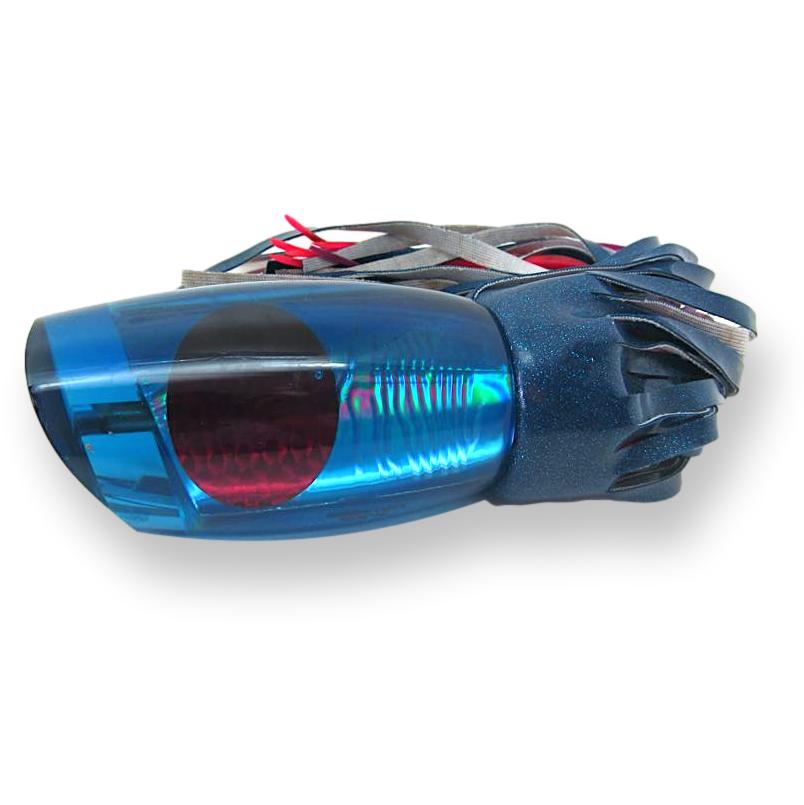 Bomboy Lures-Bomboy Magilla HEAVY TACKLE- Blue Tint 16" - Vinyl Skirted - Like New-Used Lures