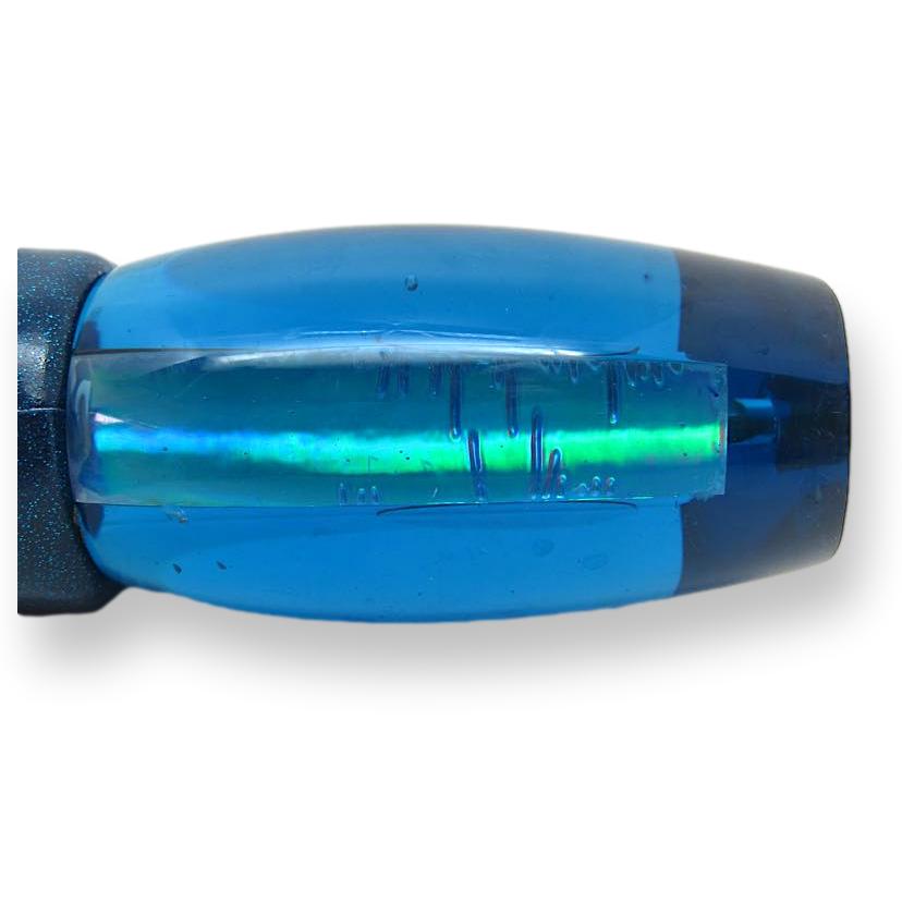 Bomboy Lures-Bomboy Magilla HEAVY TACKLE- Blue Tint 16" - Vinyl Skirted - Like New-Used Lures