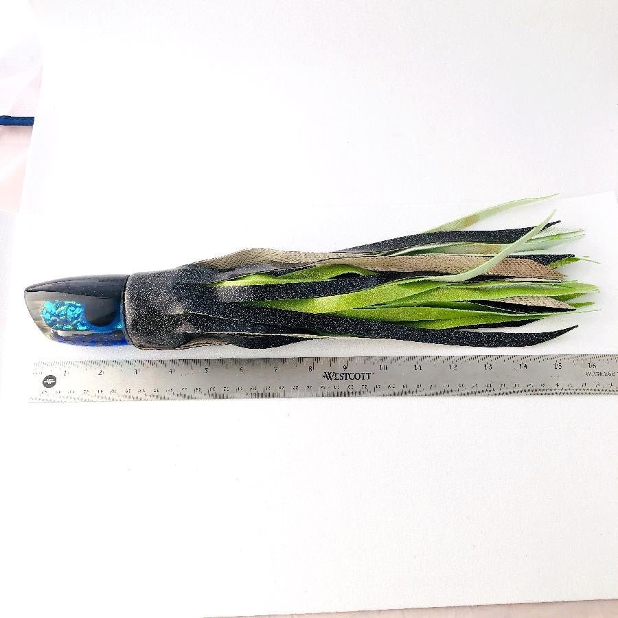 Coggin Lures-Coggin Lures Blue Hawaiian Jetted 14 inch Plunger - Skirted-New Lures