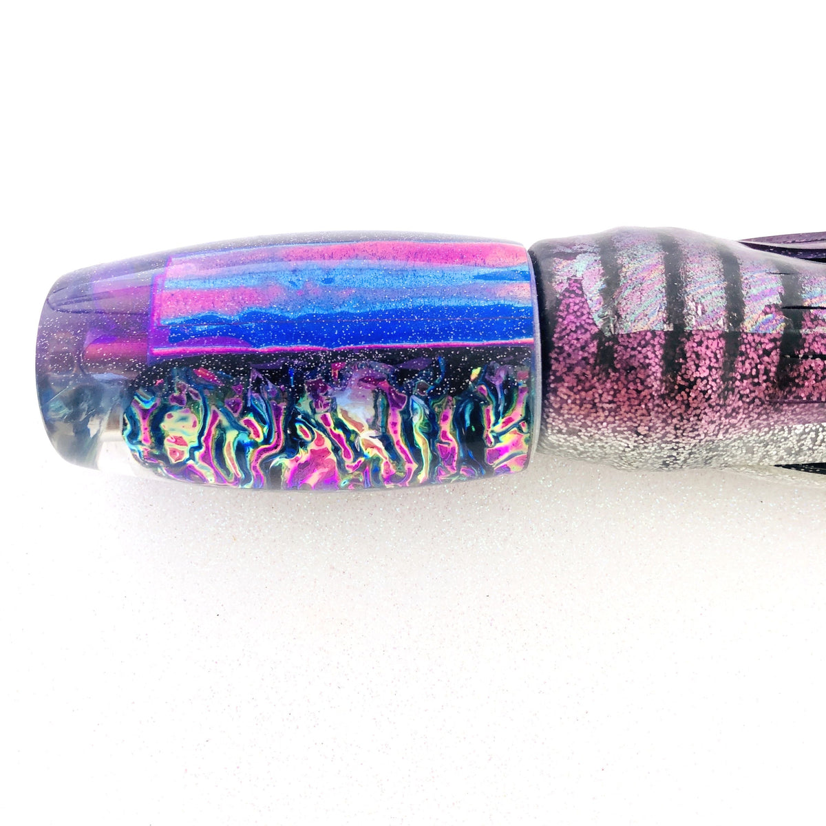 Coggin Lures-Coggin Lures Copa Invert Purple Dichro Jetted Skirted New-New Lures