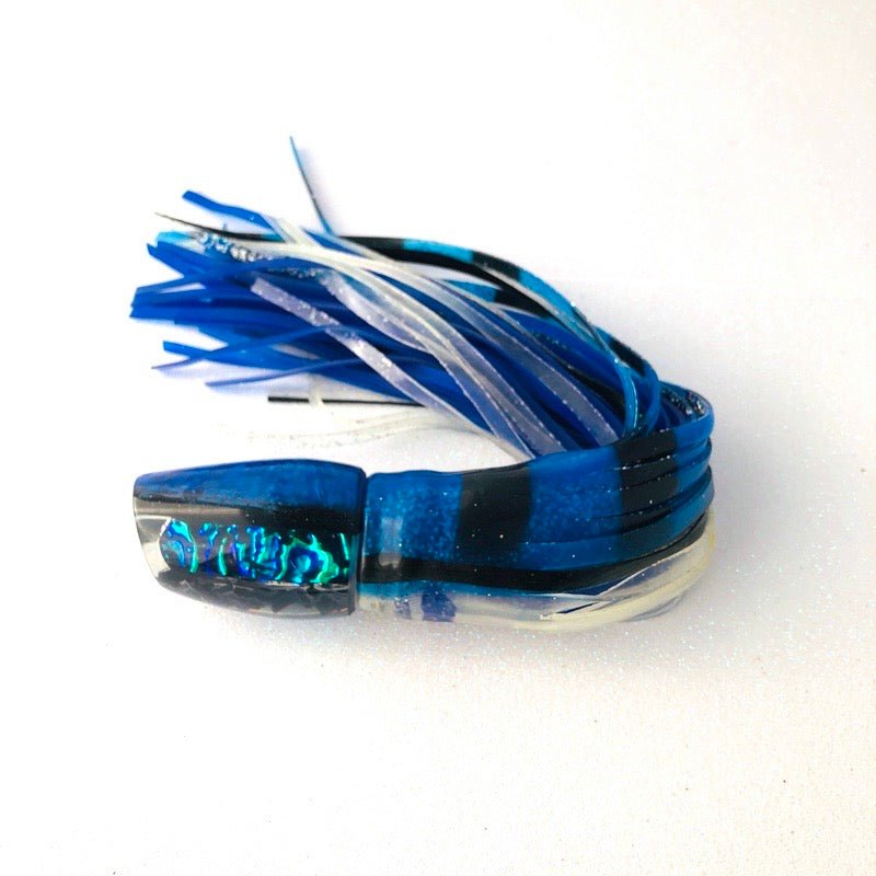 Coggin Lures-Coggin Lures Copa Tear Drop 12 Inch Blue Dichro Plunger Skirted New-New Lures
