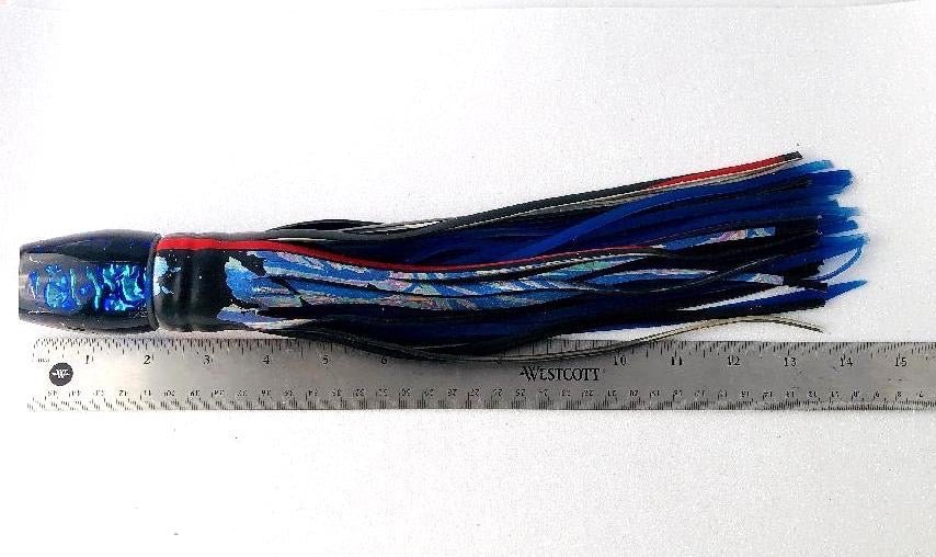 Coggin Lures-Coggin Lures Copa Tear Drop Red Stripe 12 Inch Plunger Skirted New-New Lures