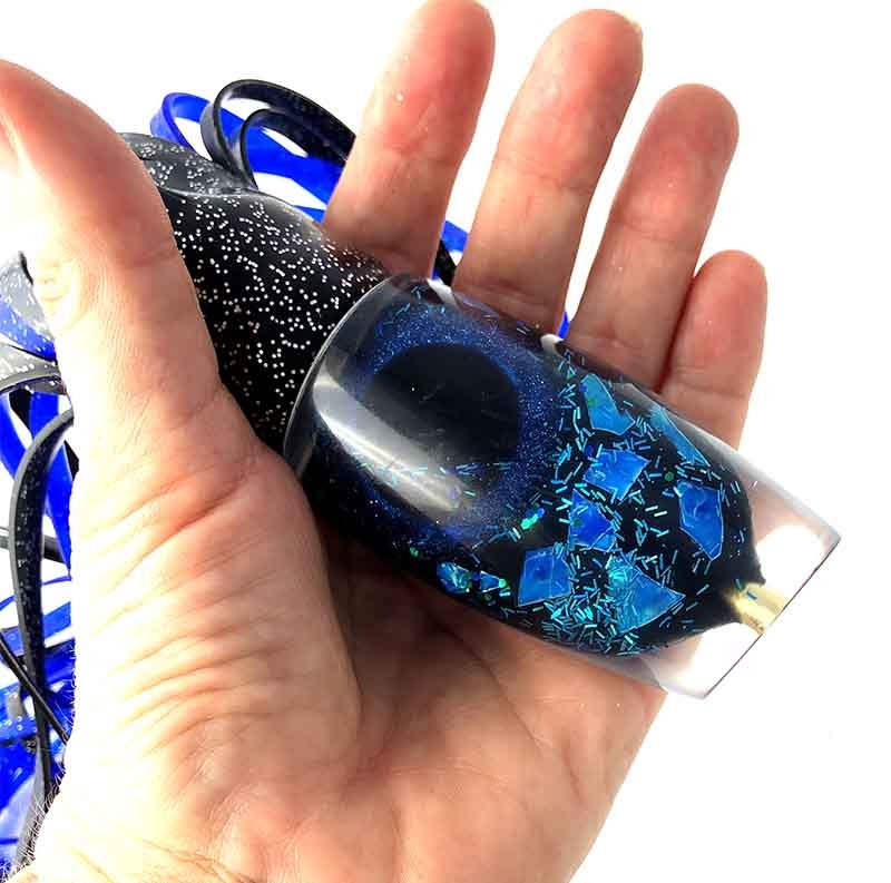 Coggin Lures-Coggin Lures Copalure 45 Blue Fish Head 12 inch Plunger Skirted - New-New Lures
