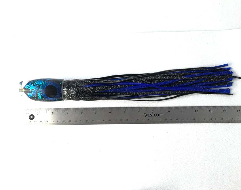 Coggin Lures-Coggin Lures Copalure 45 Blue Fish Head 12 inch Plunger Skirted - New-New Lures