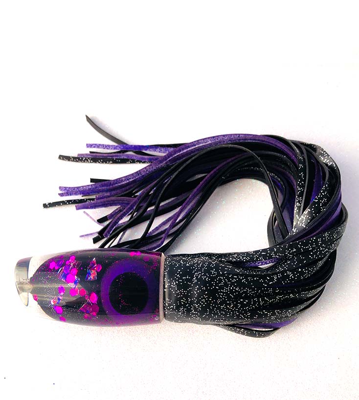 Coggin Lures-Coggin Lures Purple Copalure 45 Fish Head 12 inch Plunger Skirted - New-New Lures