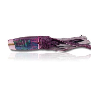 Gene Vanderhoek Lures - 12" Plunger Pink Tint & Shell - Vinyl Skirt