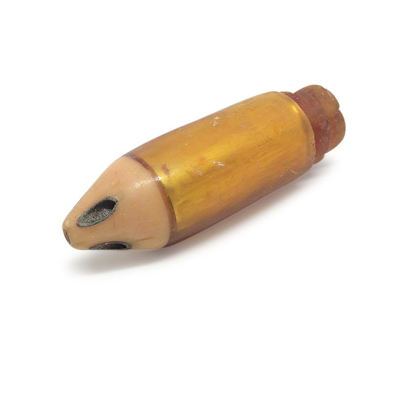 Maker Unknown-Heavy Vintage 12" Jetted Bullet 12.7 oz - Used & Abused-Used Lures