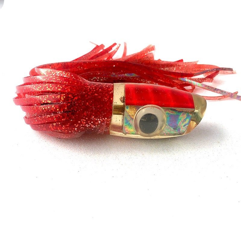 Maker Unknown-Hot 🔥lPunger Red Back 12 inch Skirted Used-Used Lures