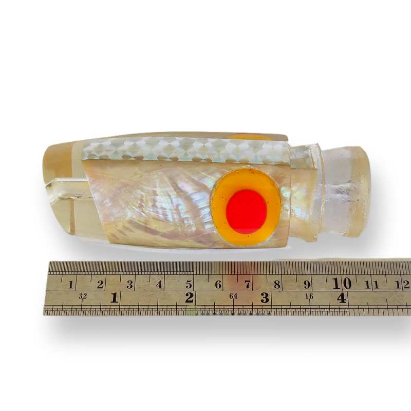 Joe Yee Lures-Joe Yee Medium Plunger - Yellow & Red 3D Eyes - New-New Lures