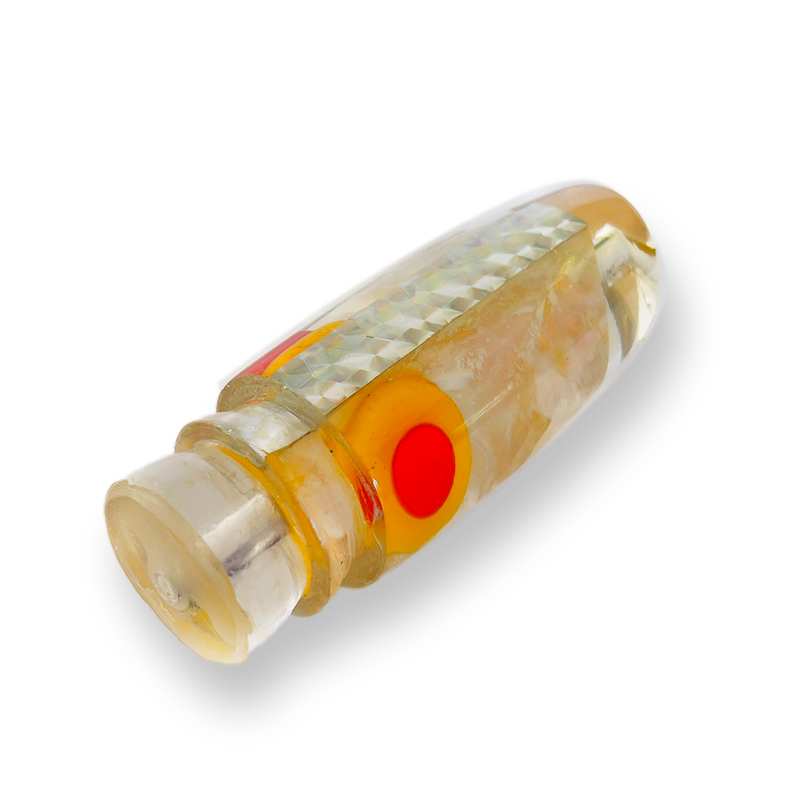 Joe Yee Lures-Joe Yee Medium Plunger - Yellow & Red 3D Eyes - New-New Lures