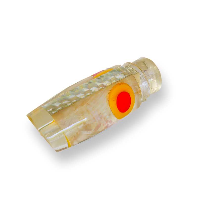 Joe Yee Lures-Joe Yee Medium Plunger - Yellow & Red 3D Eyes - New-New Lures