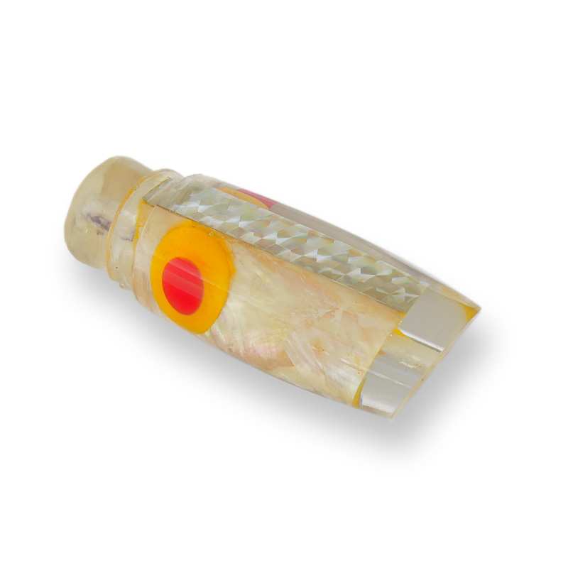 Joe Yee Lures-Joe Yee Medium Plunger - Yellow & Red 3D Eyes - New-New Lures