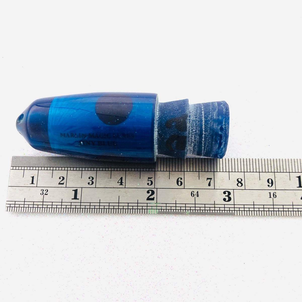 Marlin Magic Lures-Marlin Magic Lures -7" Tiny Blue Jetted Bullet – Used-Used Lures