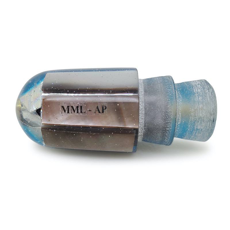 Marlin Magic Lures-Marlin Magic Lures - Ahi P Black Shell - Deluxe 7" New-New Lures