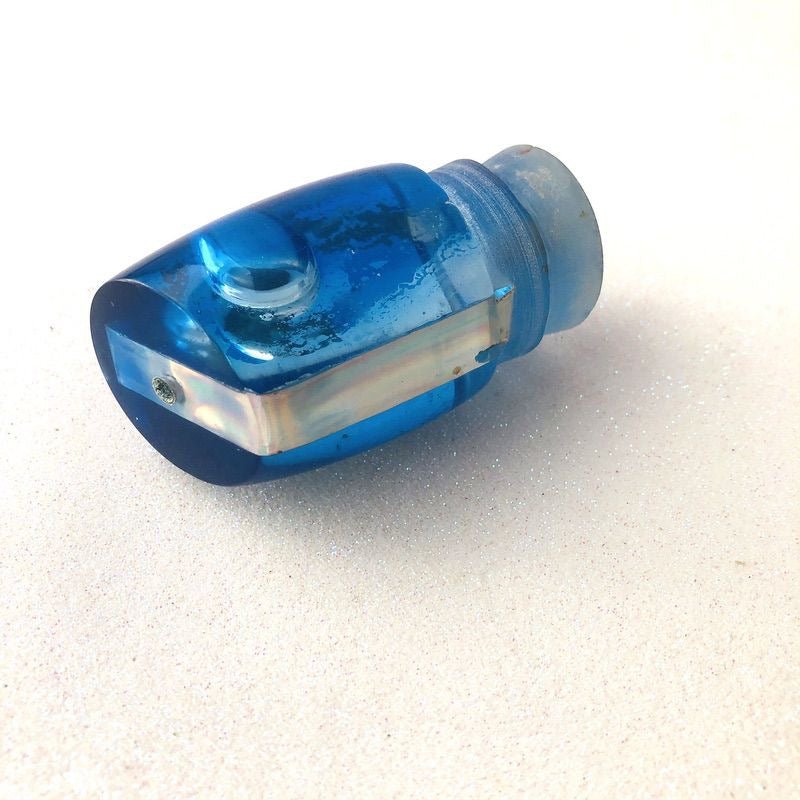 Maker Unknown-Medium Plunger 12 inch Mirror Insert Blue - Used-Used Lures