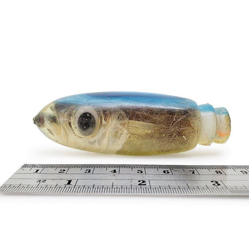 Minano&#39;s Fishing Lure-Minano&#39;s Fishing Lure -Real Fish Head 9&quot; Bullet - Battle Scars-Used